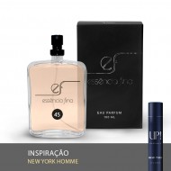 Perfume Essência Fina 45 Masculino 100ml - 212 Men